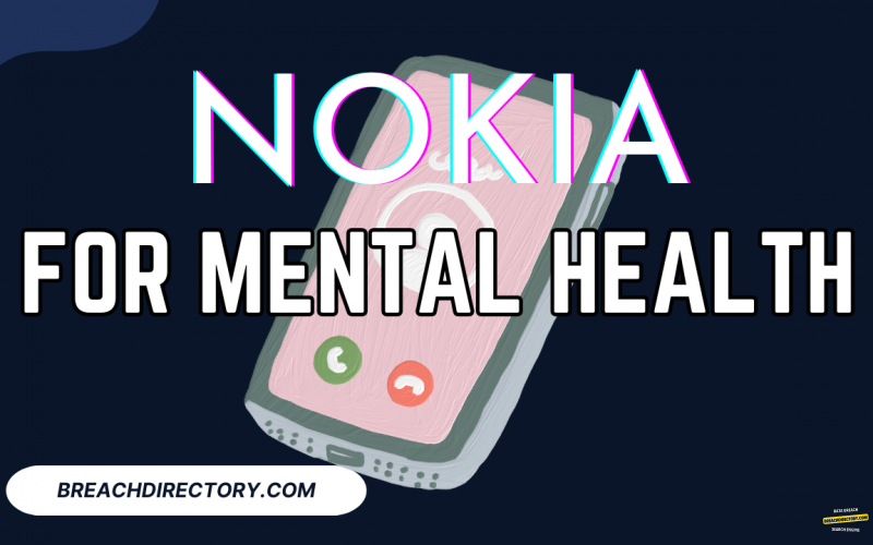 Nokia 3310 for Mental Health