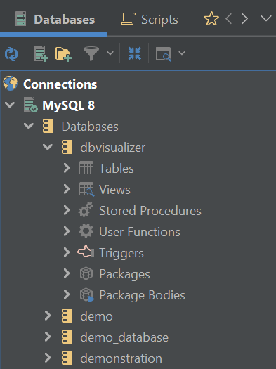 Expanding a MySQL 8 Server through DbVisualizer